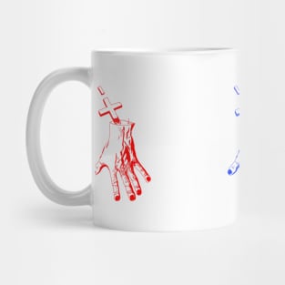 Death hands on approach Mug